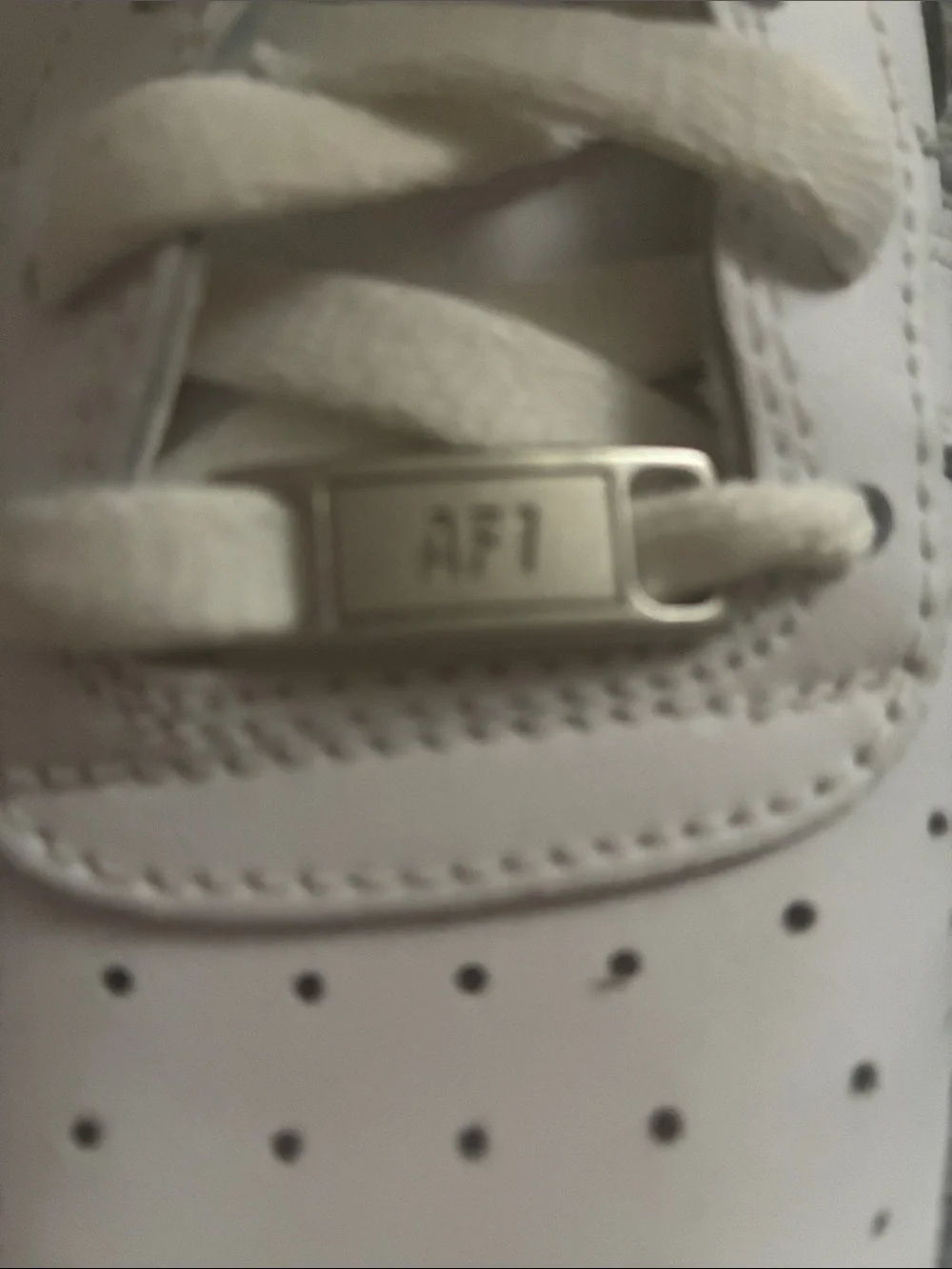 Kids White Nike-Style AF1 Low Top Sneakers